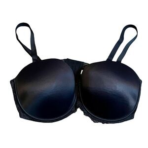 Women’s Auden Lightly Lined Strapless Bra Size 44DDD Black